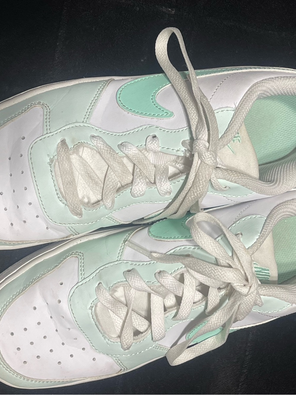 Nike Women’s Low-Top Sneakers in Mint and White